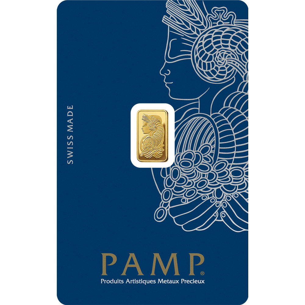 1g SUISSE PAMP GOLD BAR โ 24K (999.9) PURE GOLD - SEALED & CERTIFIED