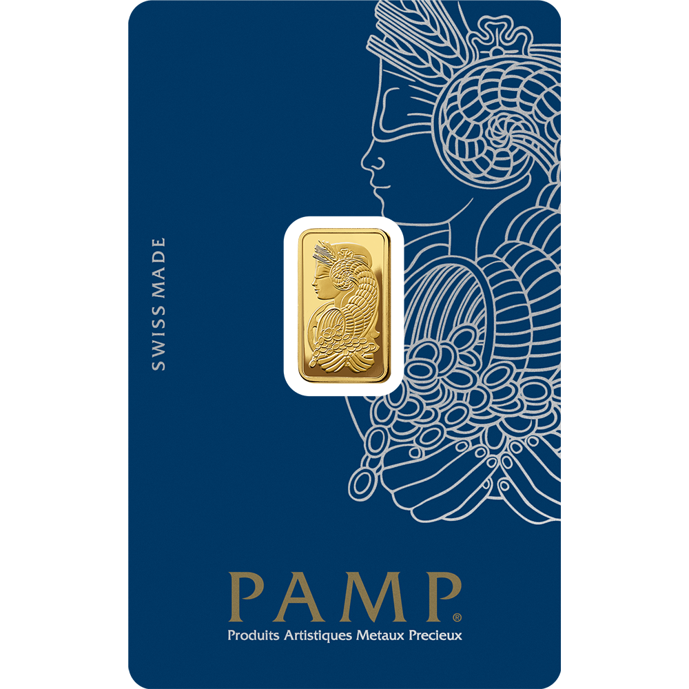 2.5g SUISSE PAMP GOLD BAR โ 24K (999.9) PURE GOLD - SEALED & CERTIFIED