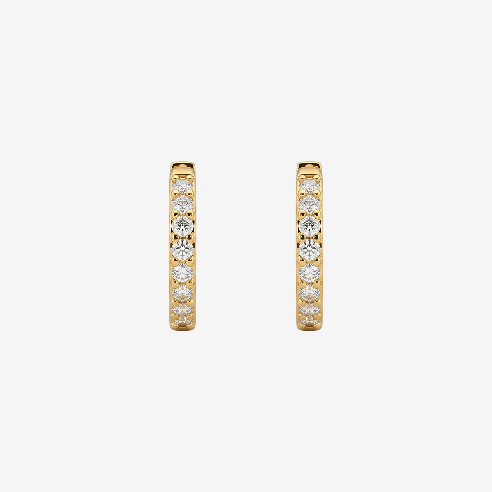 18K Gold Diamond Earstack Set | 3-Piece Curated Earring Trio