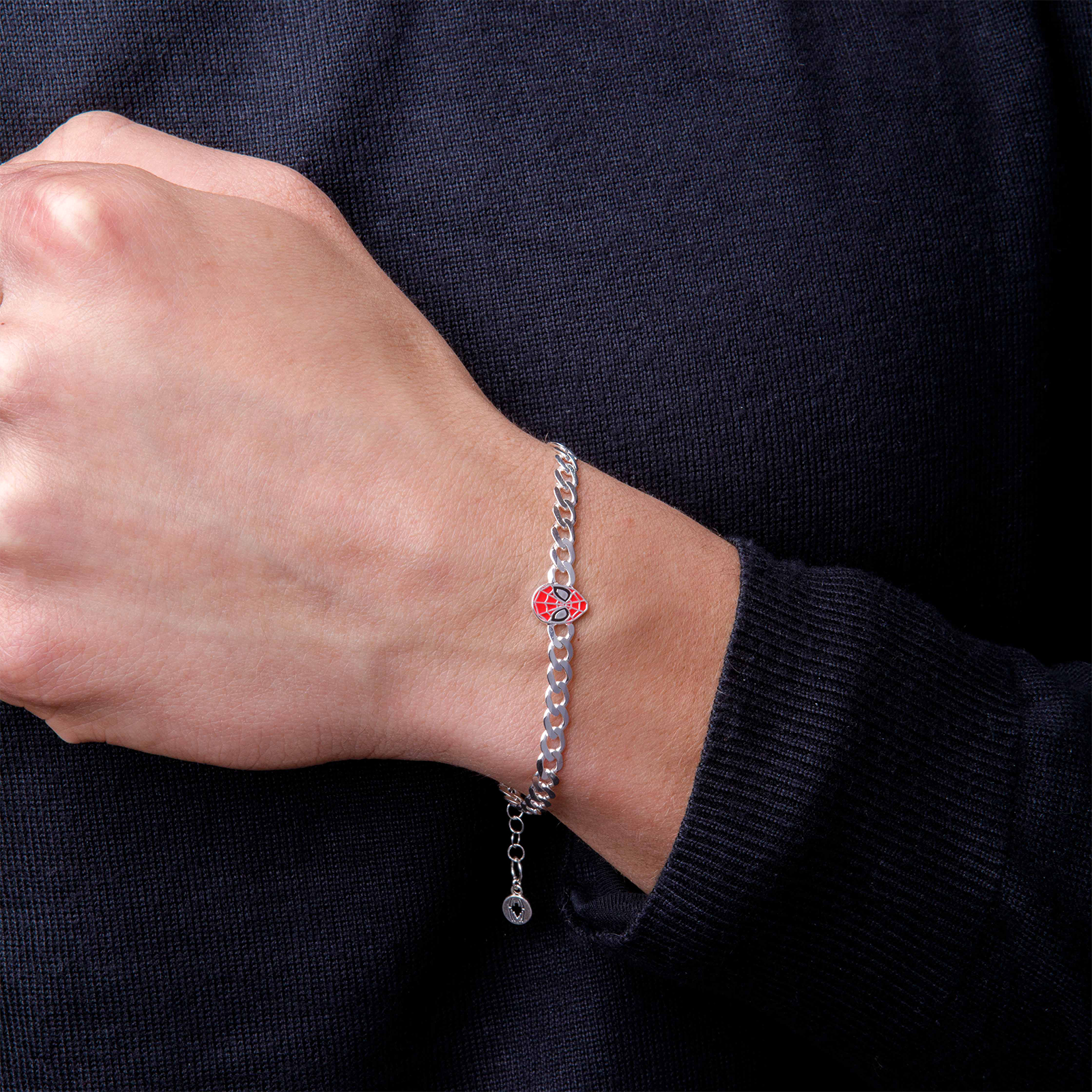 Marvel Spider-Man Adult Bracelet – 925 Sterling Silver
