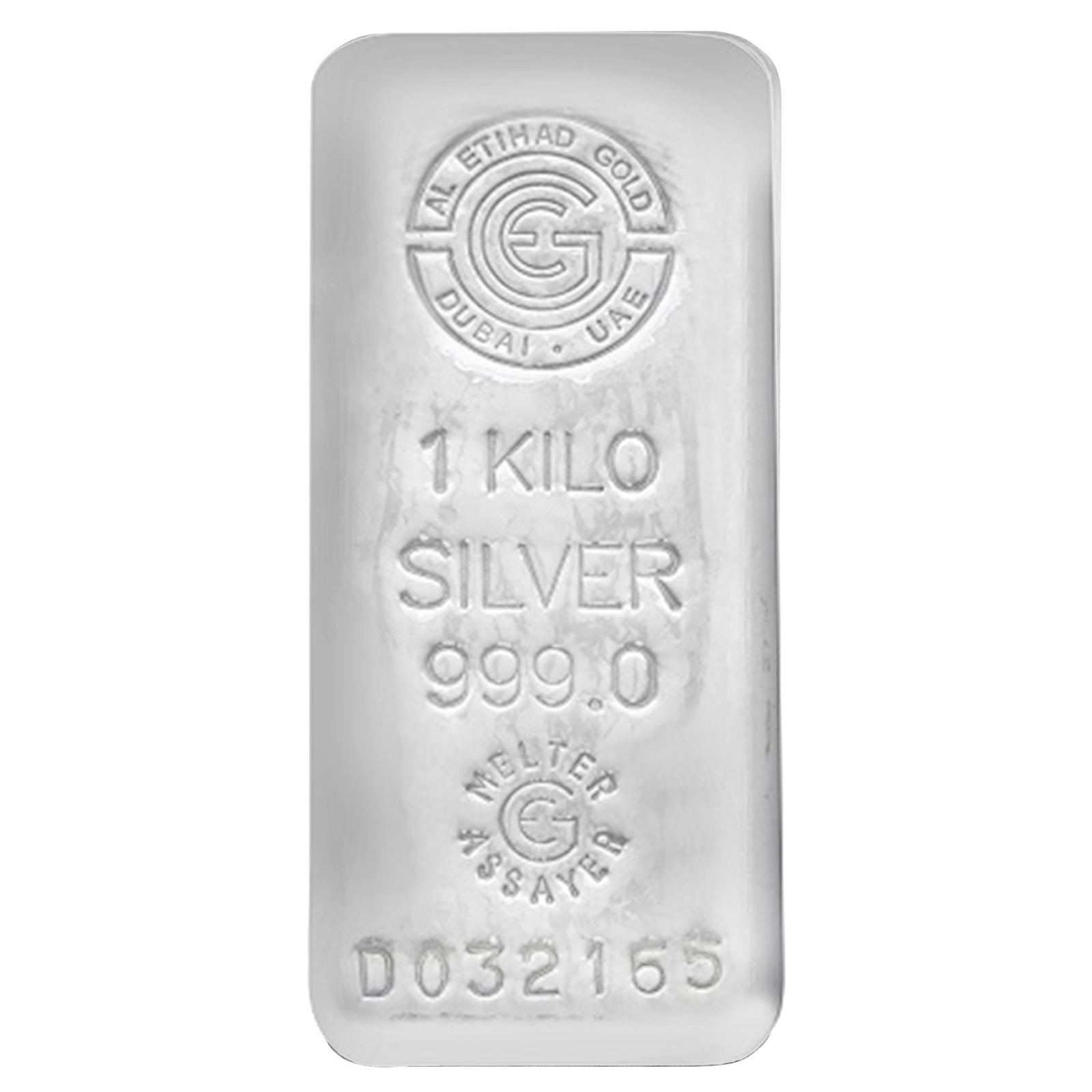 Al Etihad Gold 1 Kilo Silver Bar – 999.0 Fine Silver Bullion