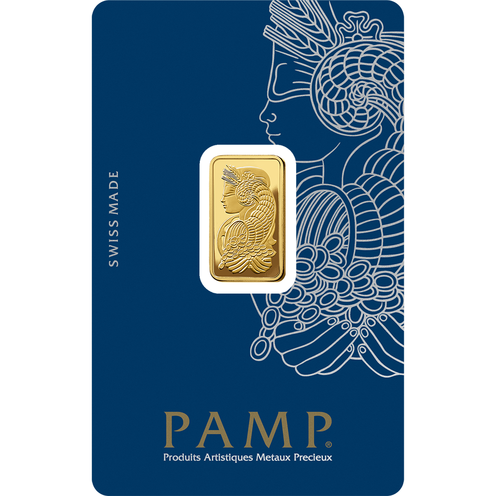 5g SUISSE PAMP GOLD BAR โ 24K (999.9) PURE GOLD - SEALED & CERTIFIED