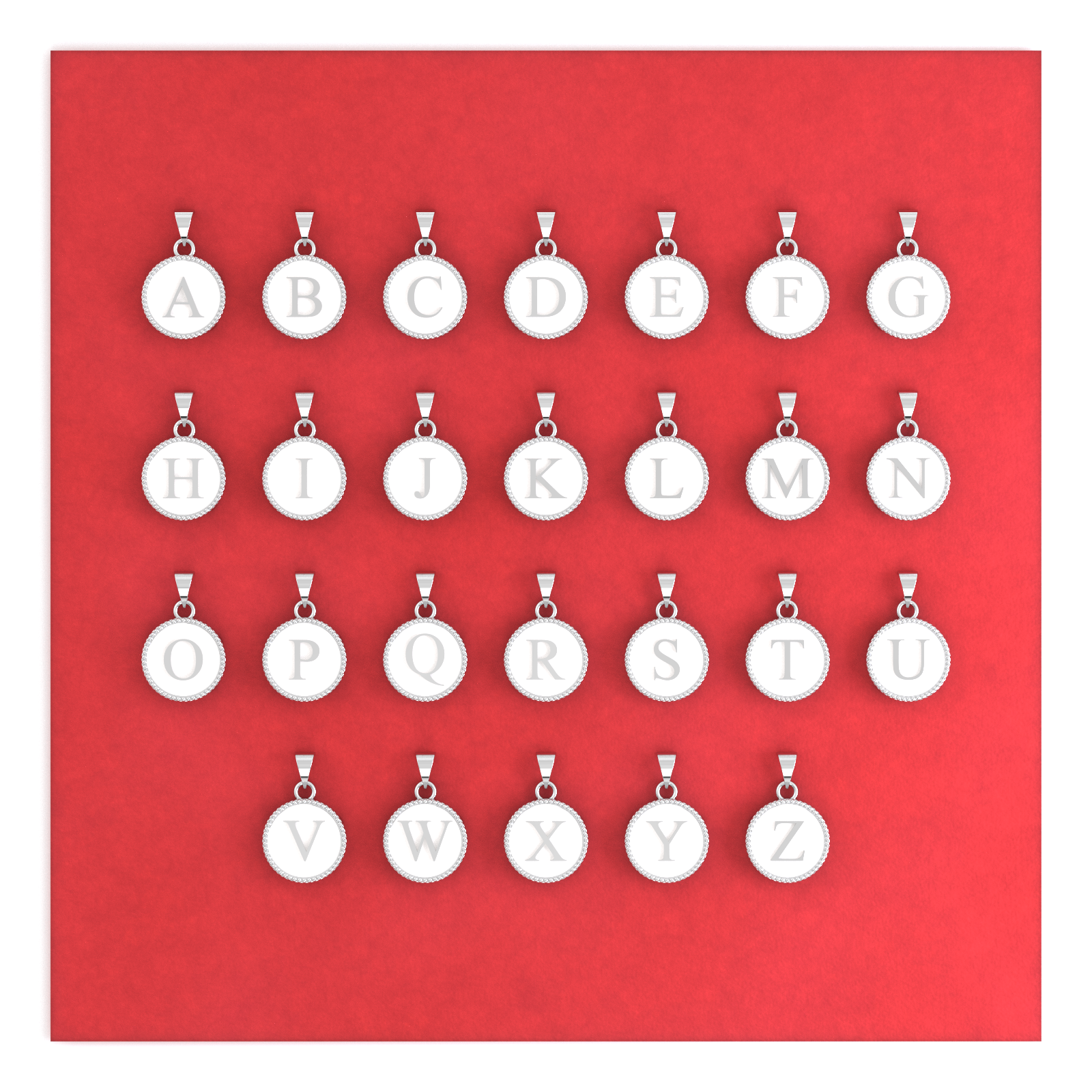 18K Gold Initial Pendant Necklace (A–Z)