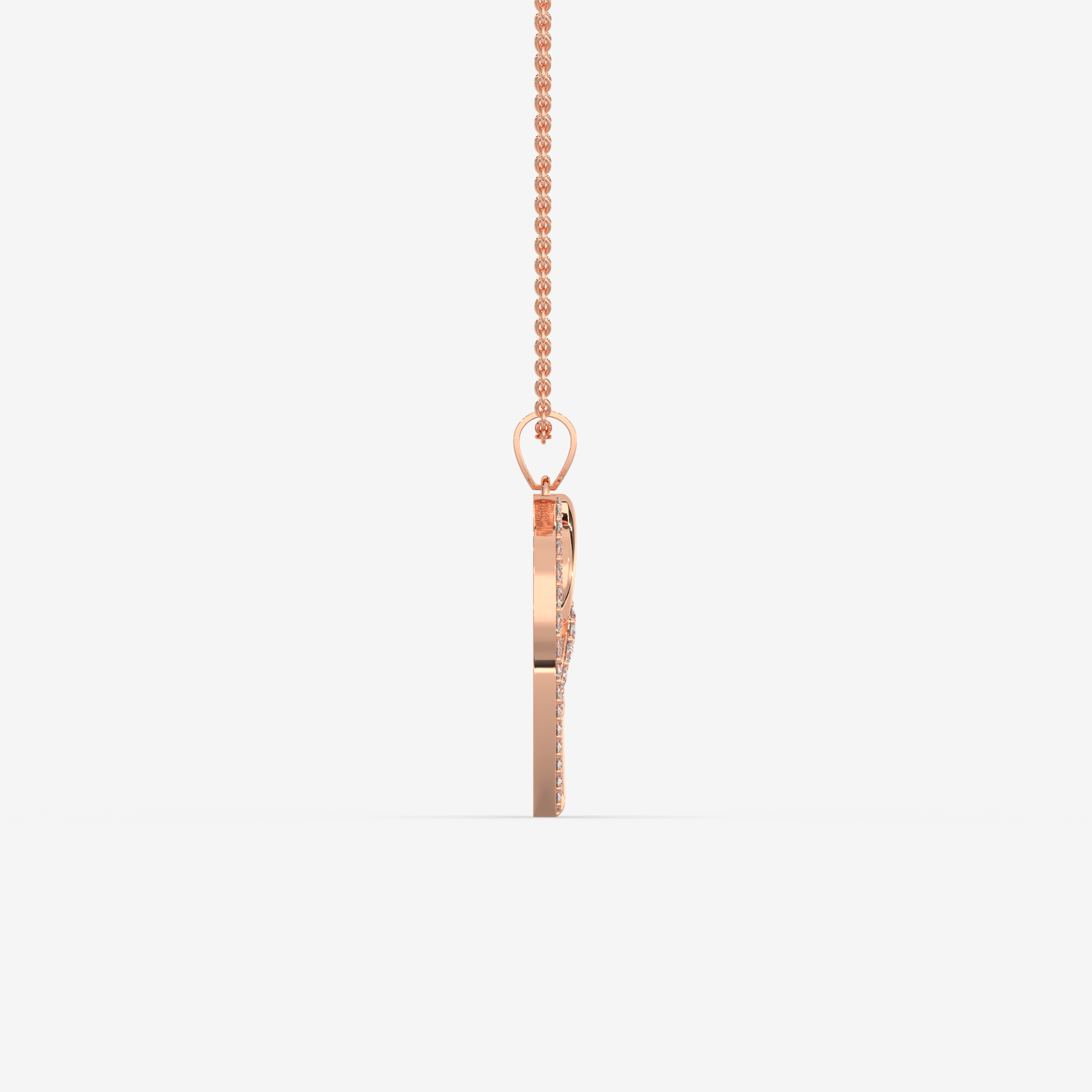 18K Gold Infinity Heart Pendant Diamond Necklace | Eternal Love Jewelry