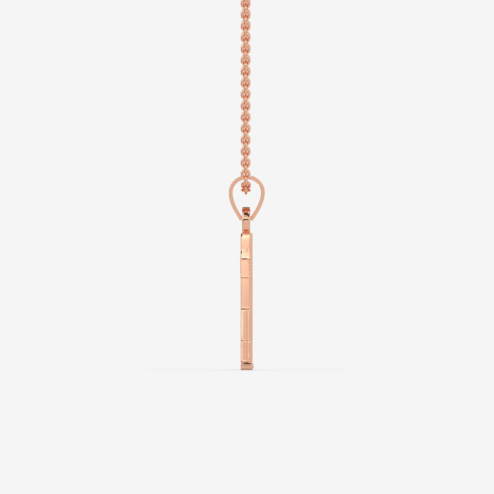 Burj Khalifa 18K Gold Pendant Necklace | Dubai Icon Jewelry