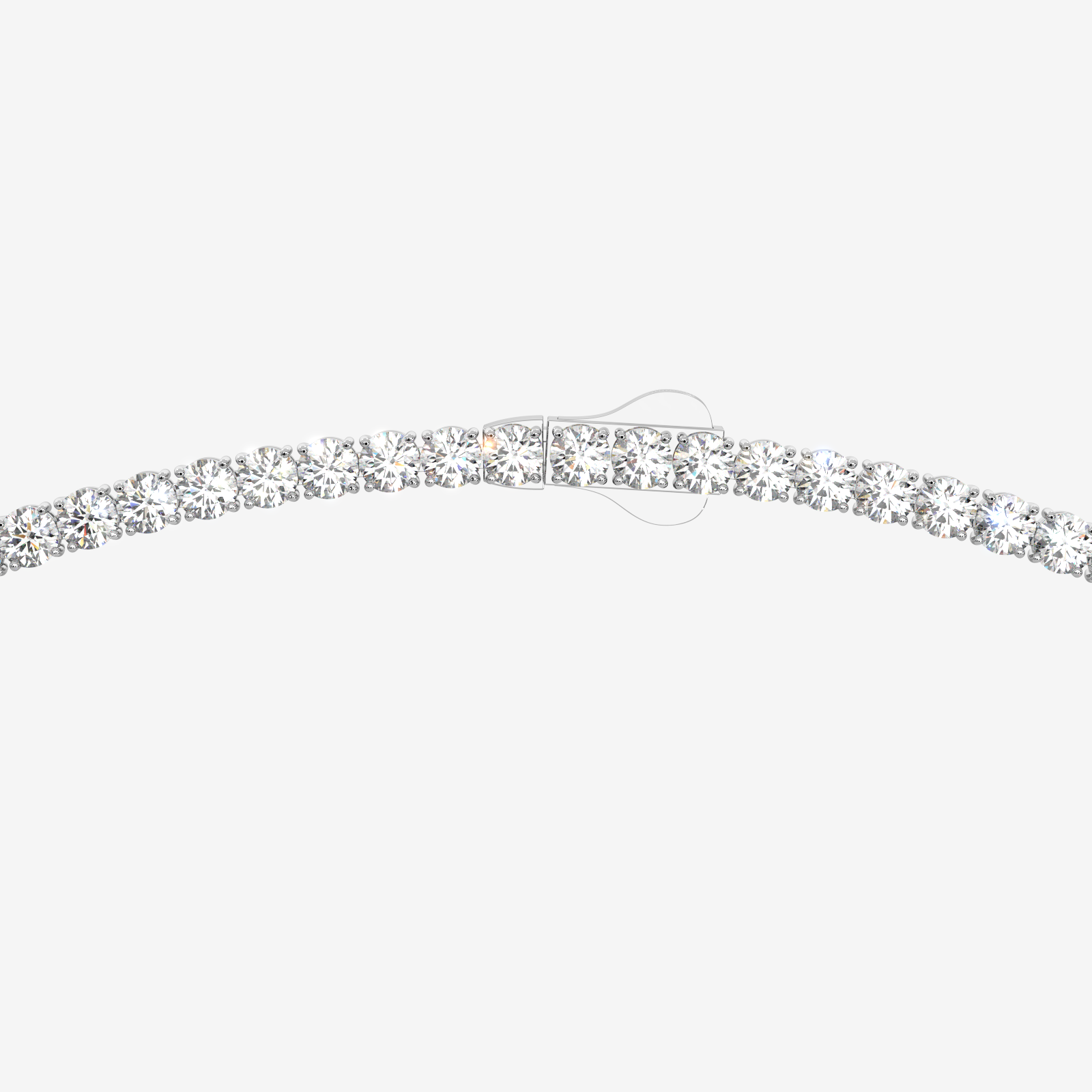 18K Gold Diamond Tennis Necklace