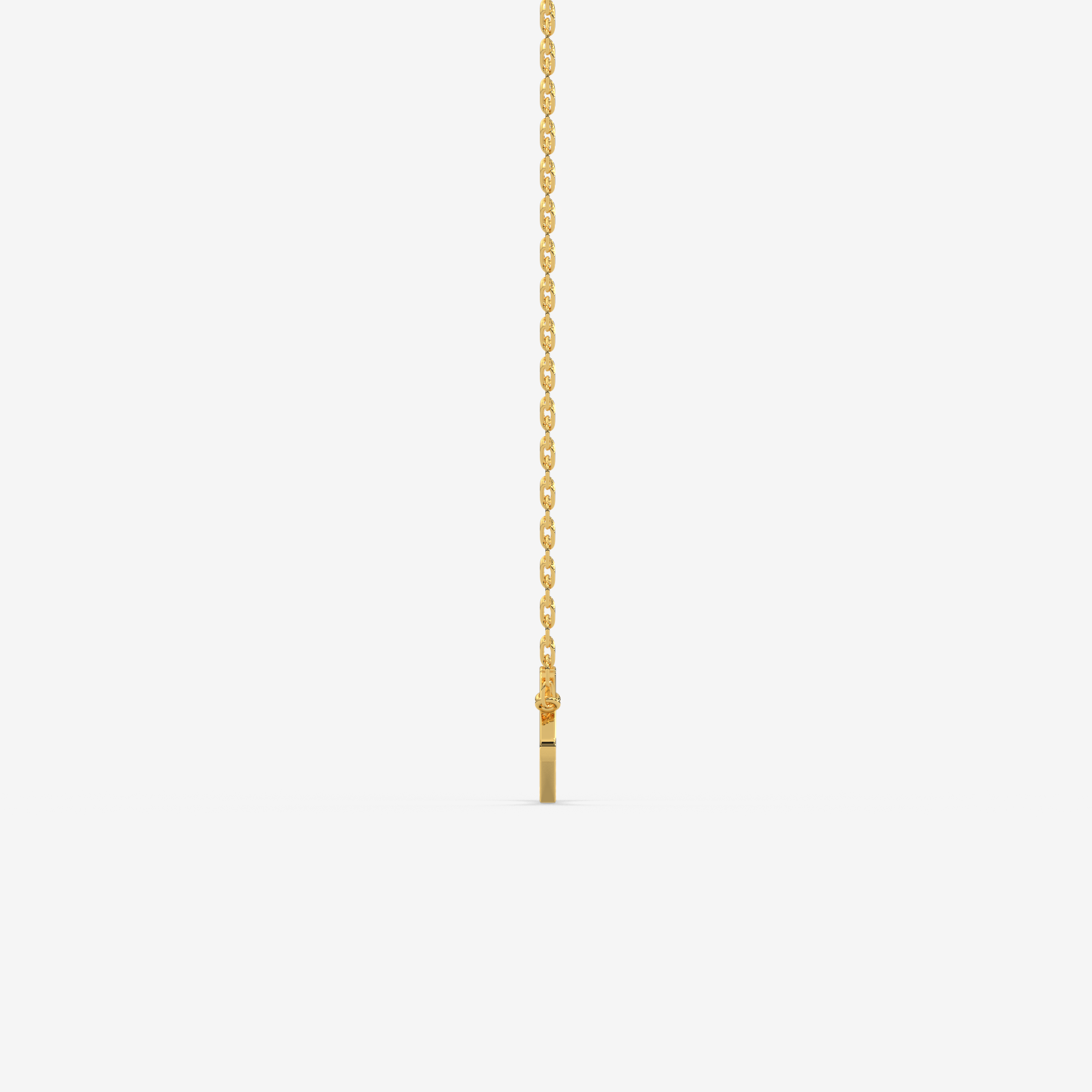 18K Gold Diamond Smile Necklace