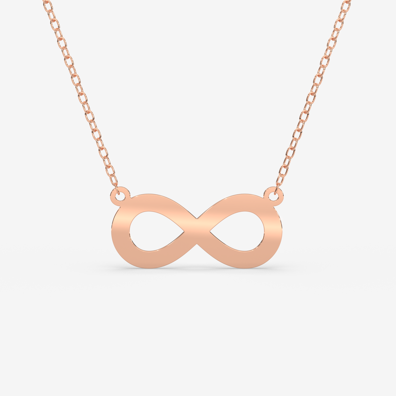 18K Gold Infinity Necklace - Dainty & Timeless Gold Infinity Pendant