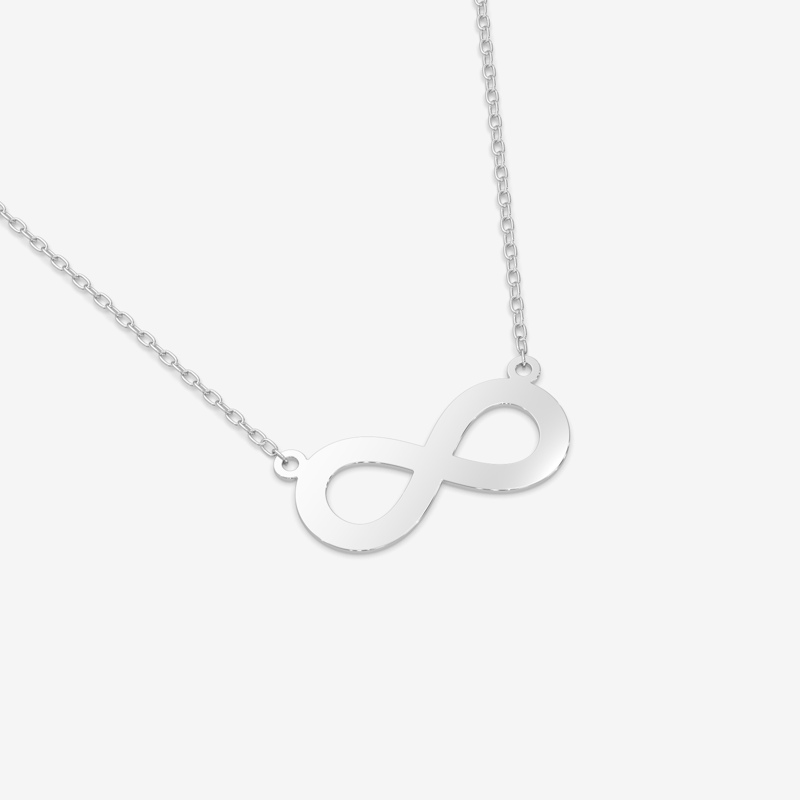 18K Gold Infinity Necklace - Dainty & Timeless Gold Infinity Pendant