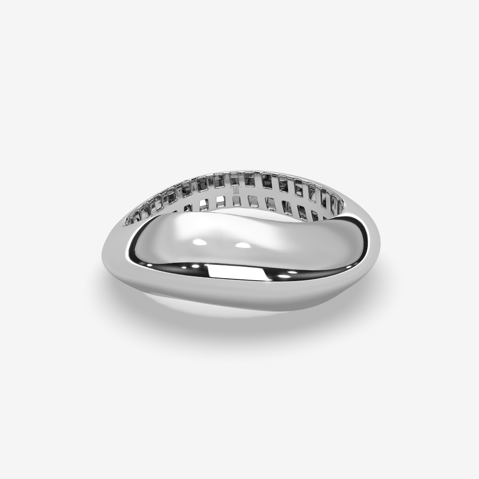 Solid Gold Dome Ring | Bold Chunky Statement Band | Minimalist High-Polish Jewelry