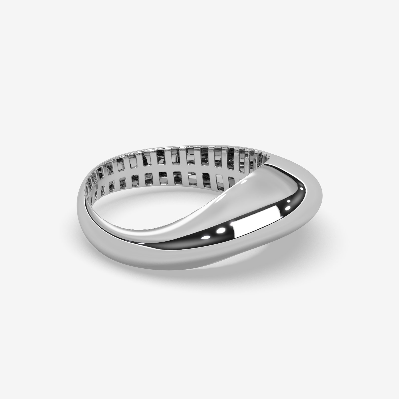 Solid Gold Dome Ring | Bold Chunky Statement Band | Minimalist High-Polish Jewelry