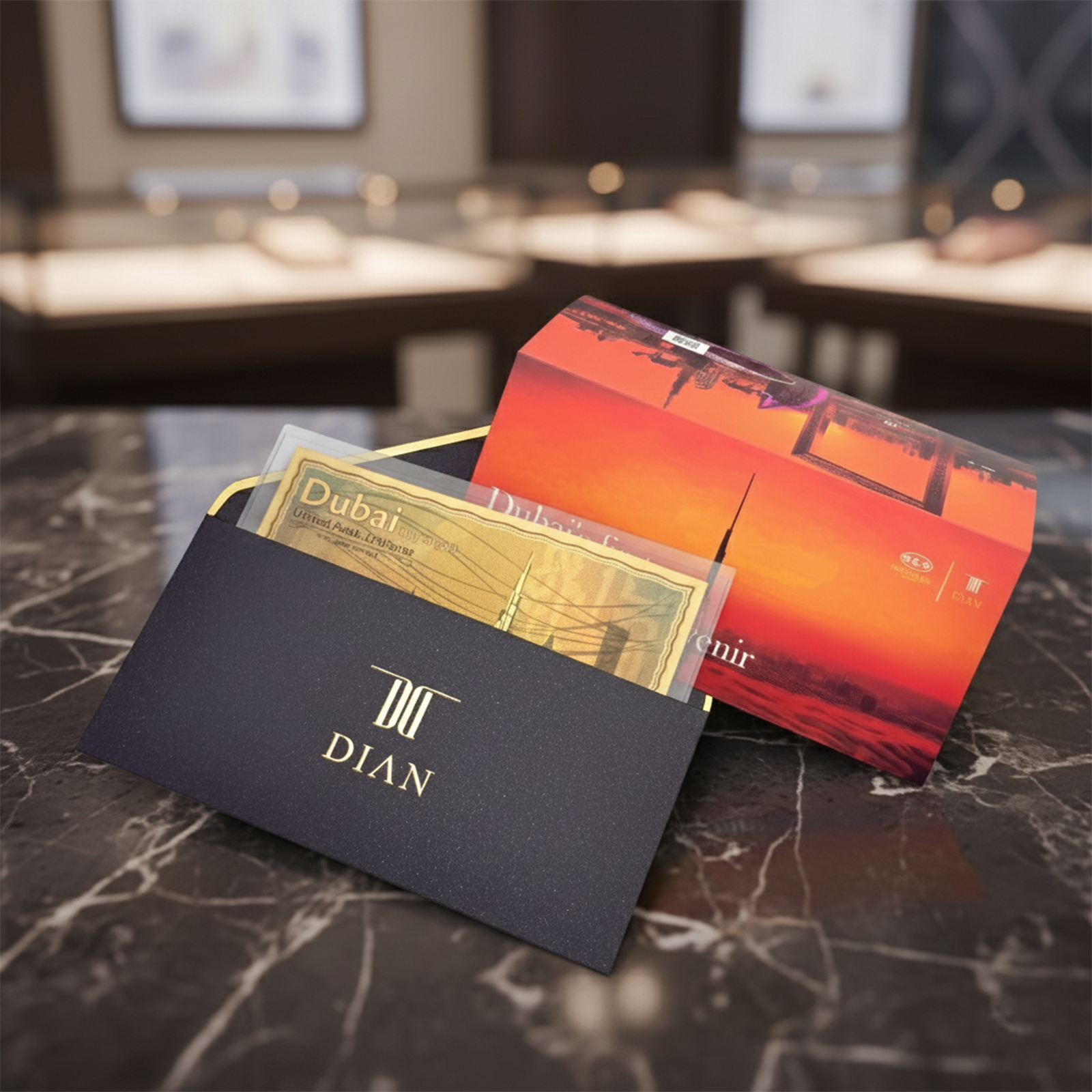 DUBAI'S FIRST GOLD NOTE SOUVENIR