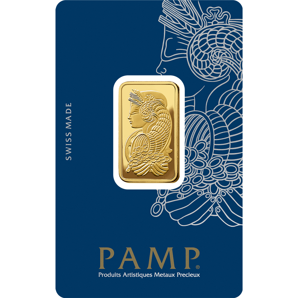 1/2 OUNCE SUISSE PAMP GOLD BAR – 24K (999.9) PURE GOLD – SEALED & CERTIFIED