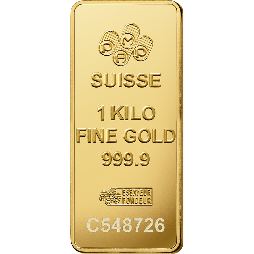 1KG SUISSE PAMP GOLD BAR – 24K (999.9) PURE GOLD - SEALED & CERTIFIED