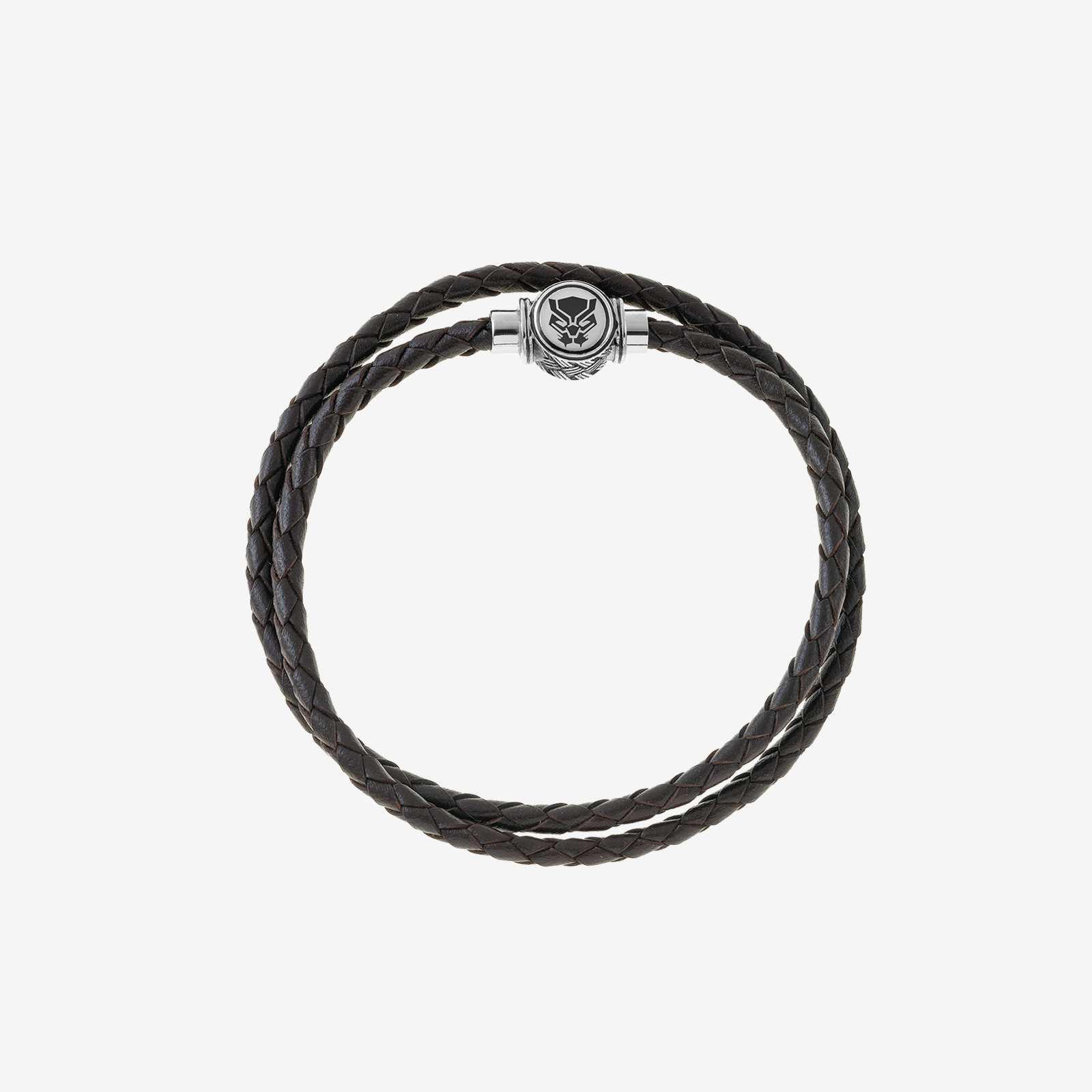 Marvel Black Panther Braided Leather Bracelet – Adult Size
