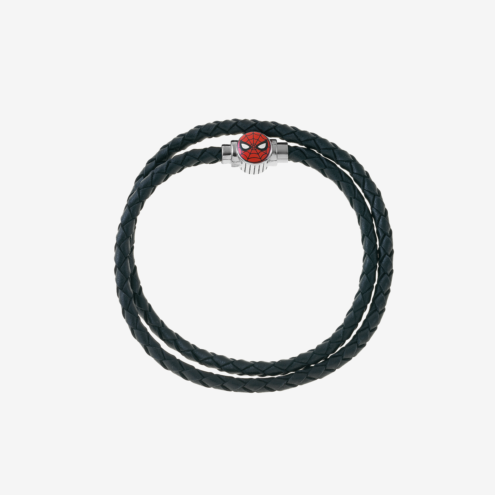 Marvel Spider-Man Braided Leather Bracelet – Adult Size