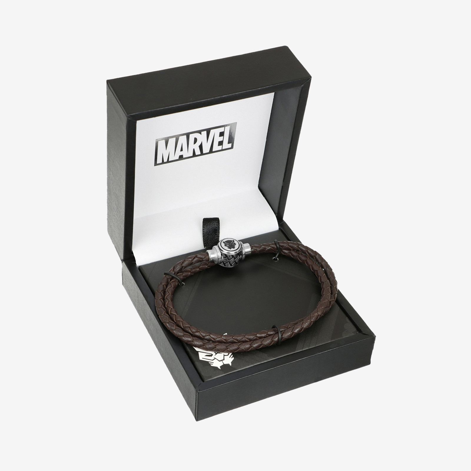 Marvel Black Panther Braided Leather Bracelet – Adult Size