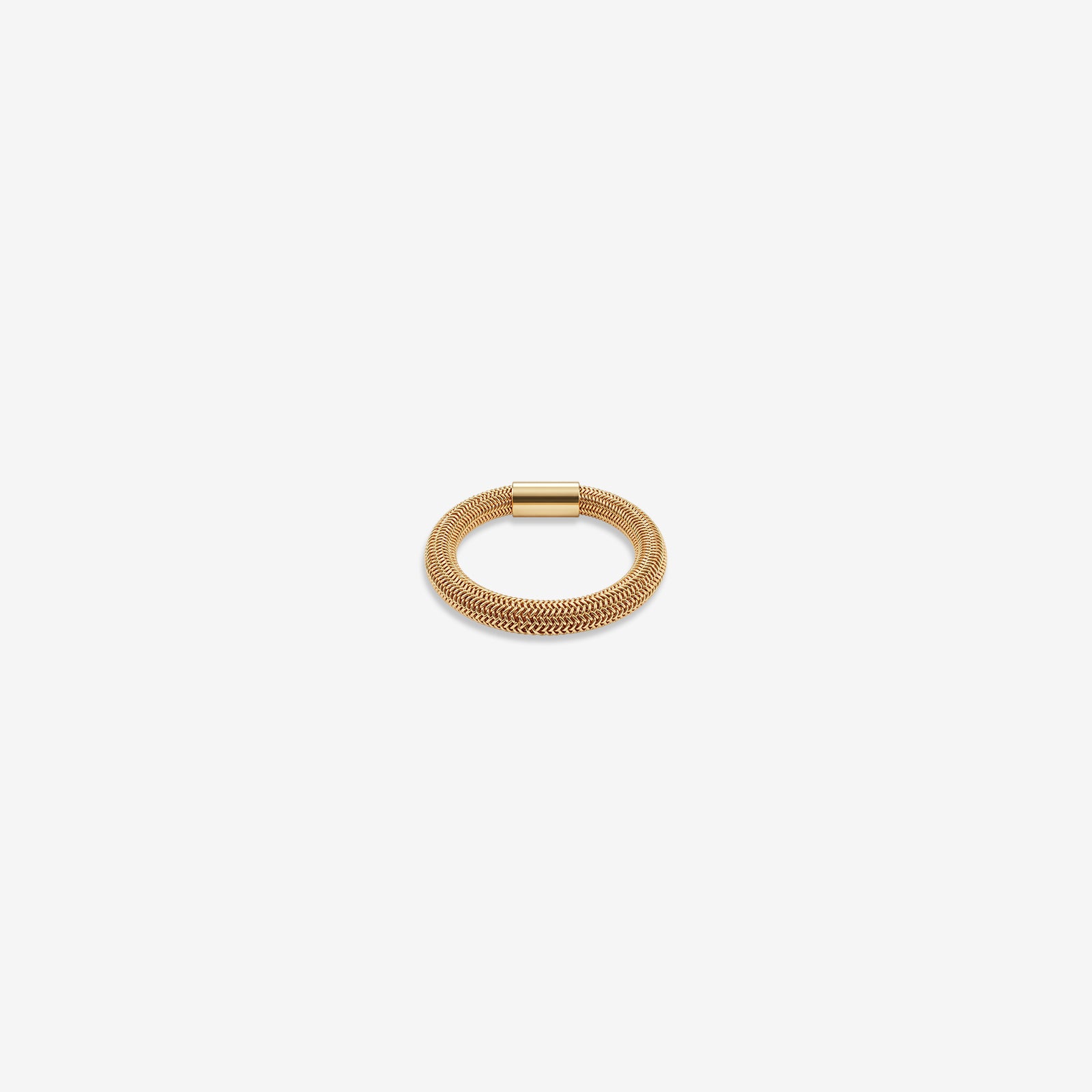 18K Gold Flexible Mesh Ring | GoldFlex Jewellery Collection