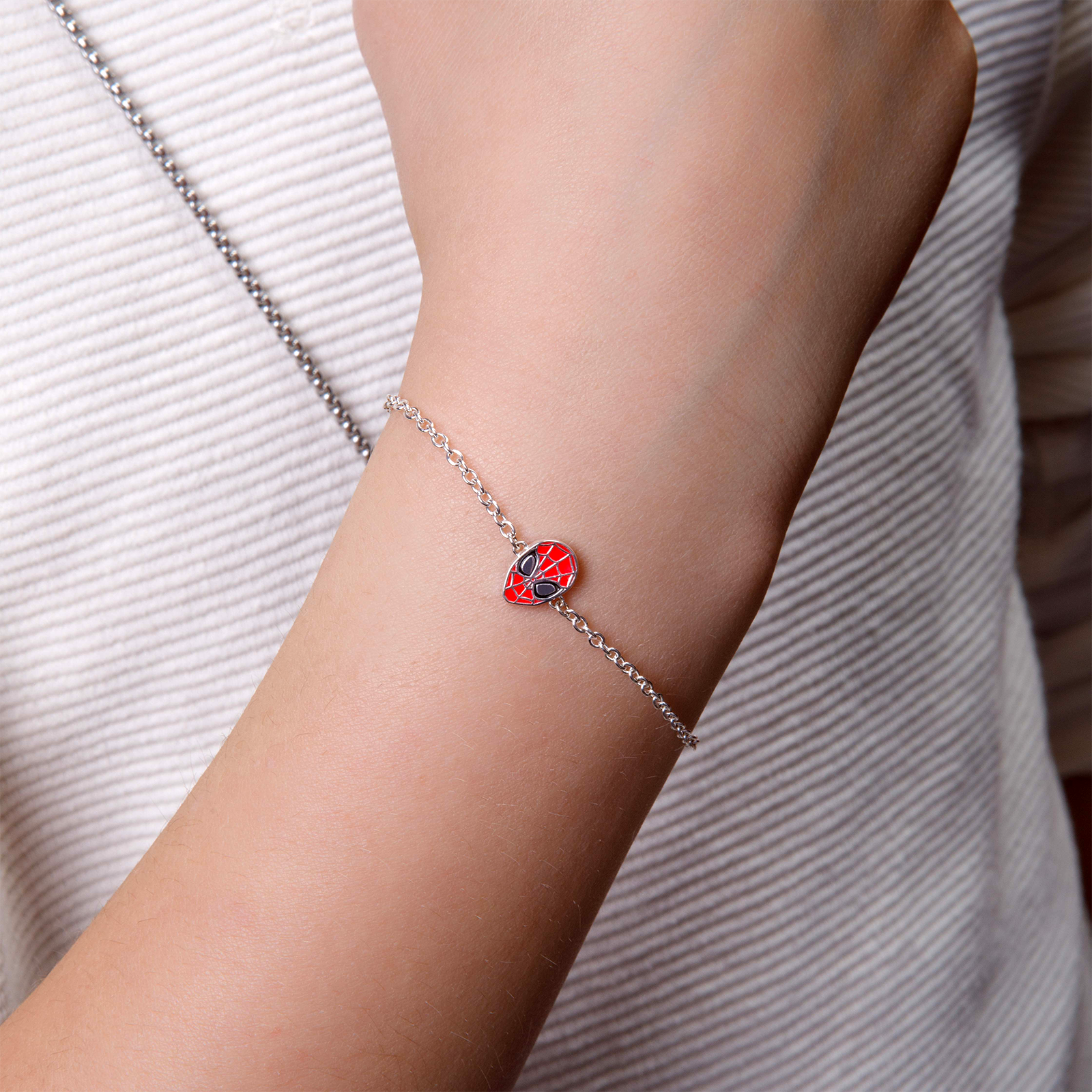 Marvel Spider-Man Kids Bracelet – 925 Sterling Silver