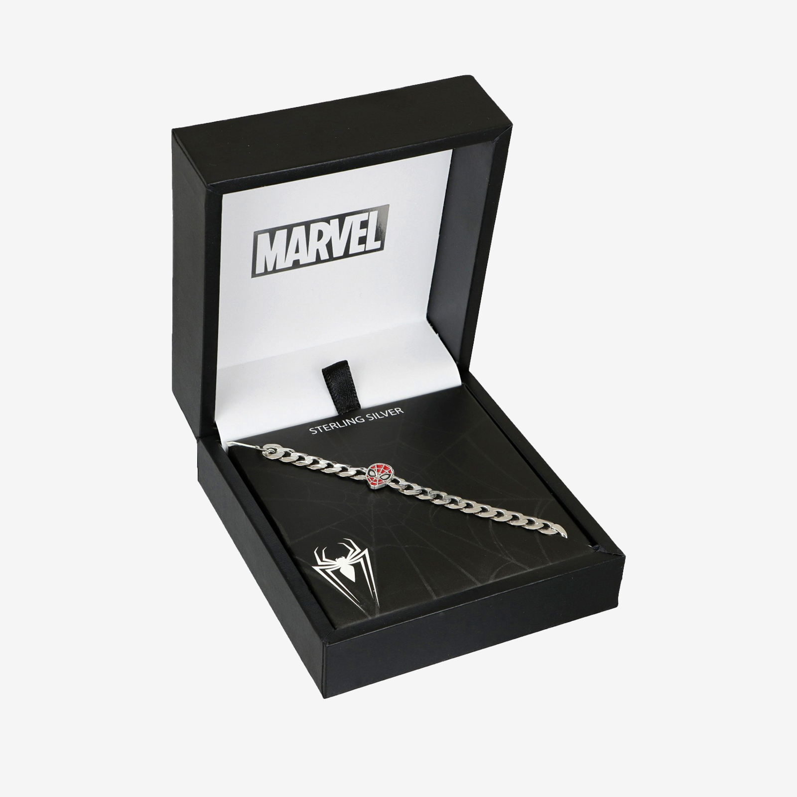 Marvel Spider-Man Adult Bracelet – 925 Sterling Silver