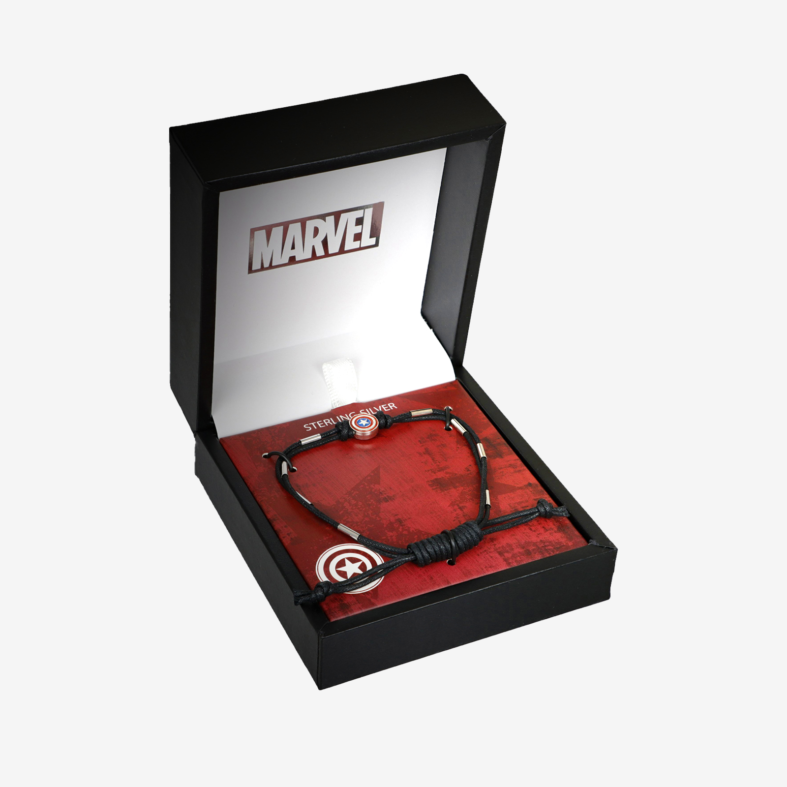 Captain America Adult Bracelet – 925 Sterling Silver
