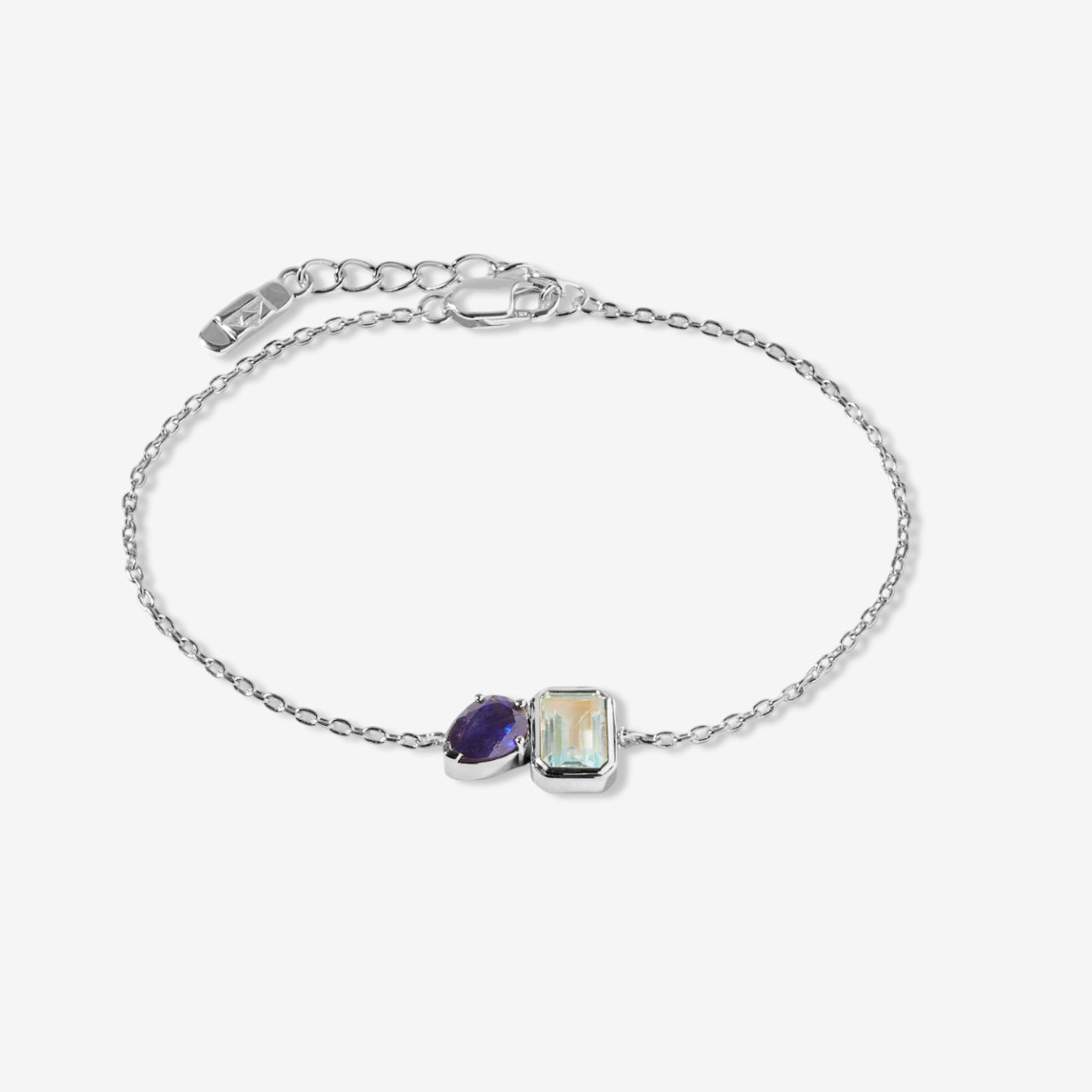 Personalized Toi et Moi Birthstone Bracelet | Custom Gift
