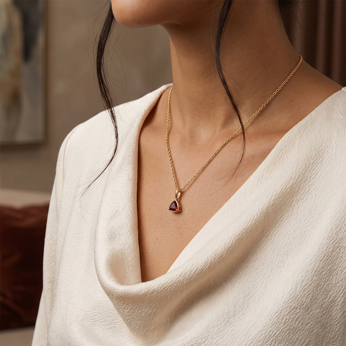 Personalized Birthstone Necklace | Dainty 18K Gold Jewelry