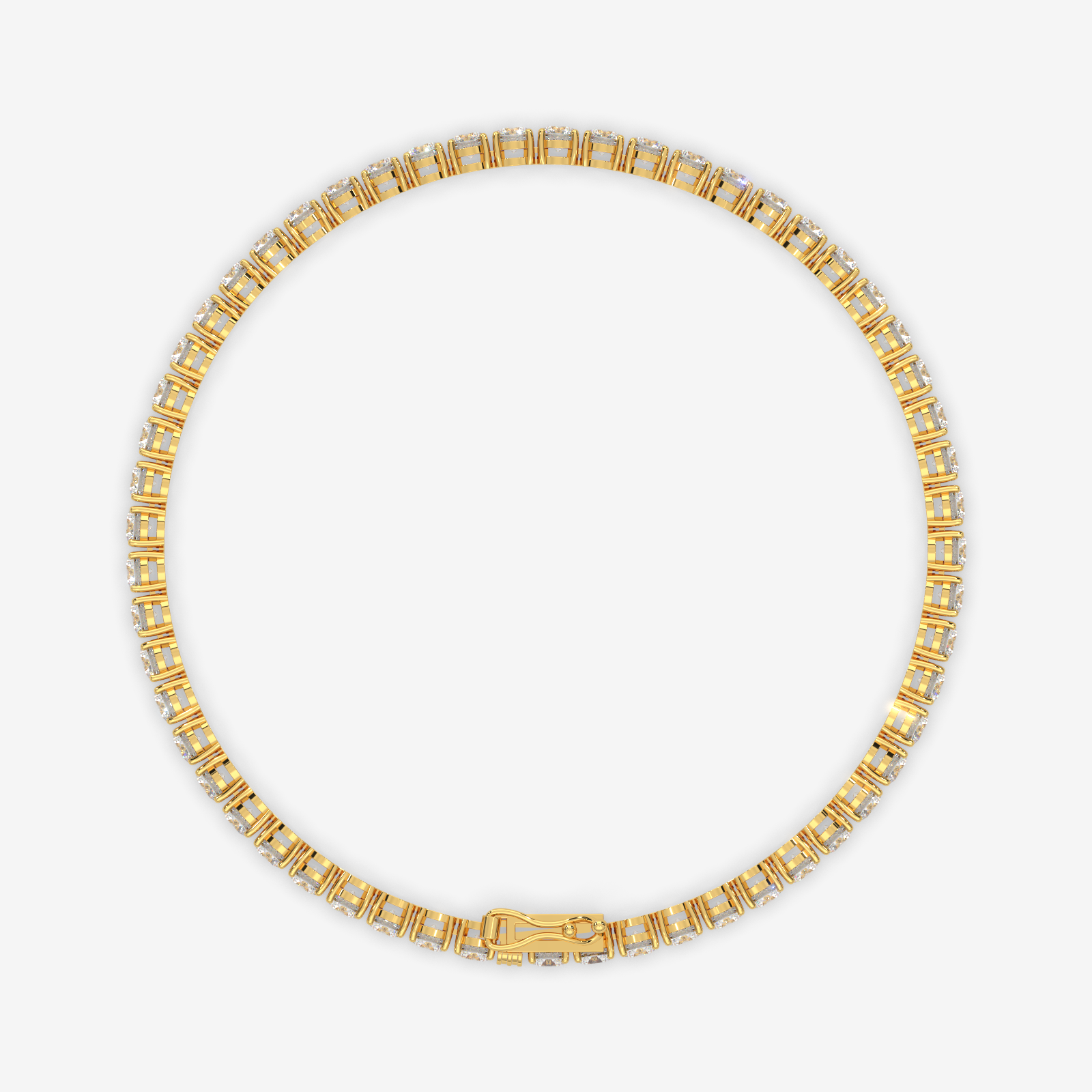 18K Gold Diamond Tennis Bracelet