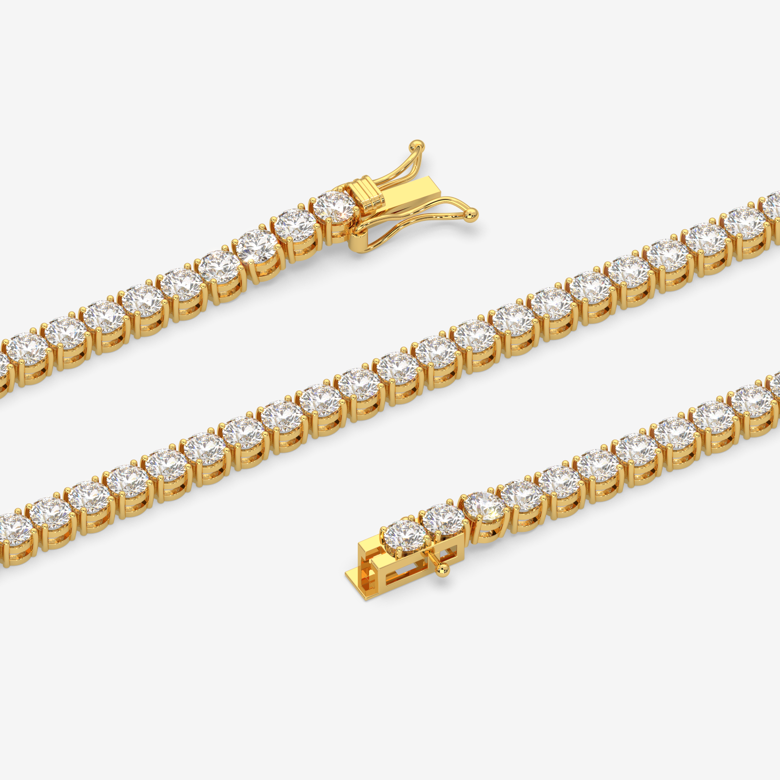 18K Gold Diamond Tennis Bracelet