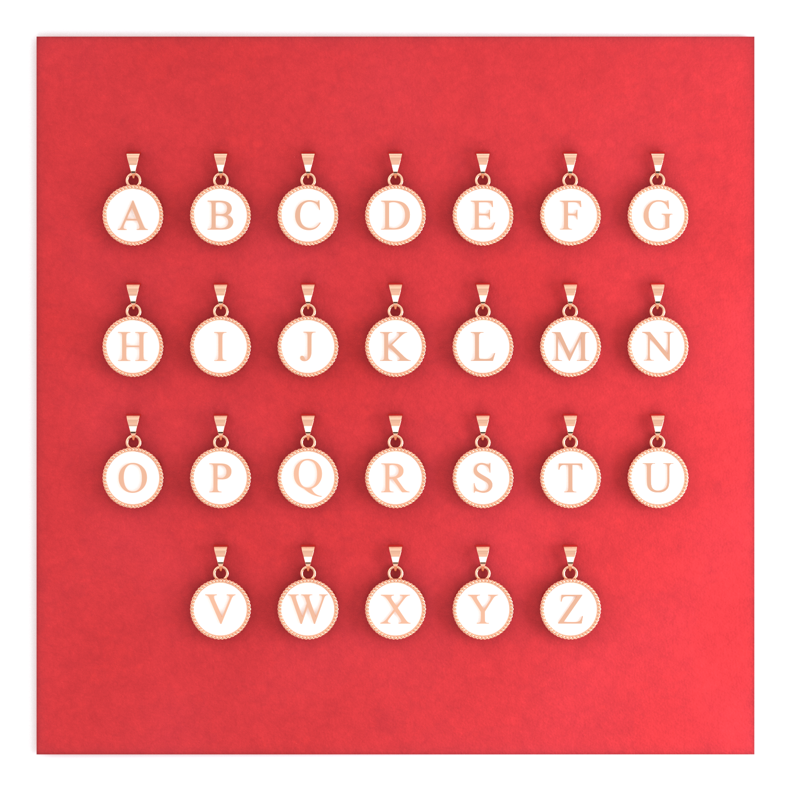 18K Gold Initial Pendant Necklace (A–Z)