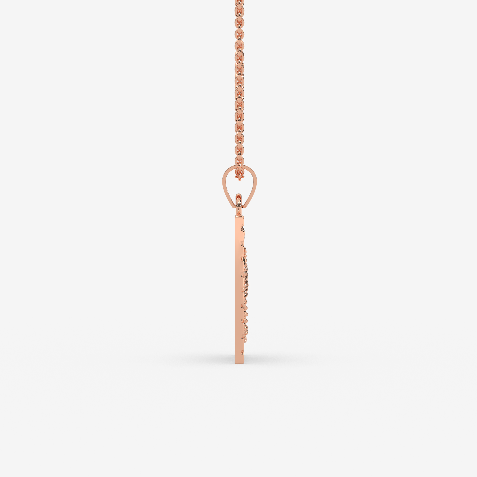 18K Gold Dragon Plaque Pendant Necklace | Chinese Style Auspicious Jewelry