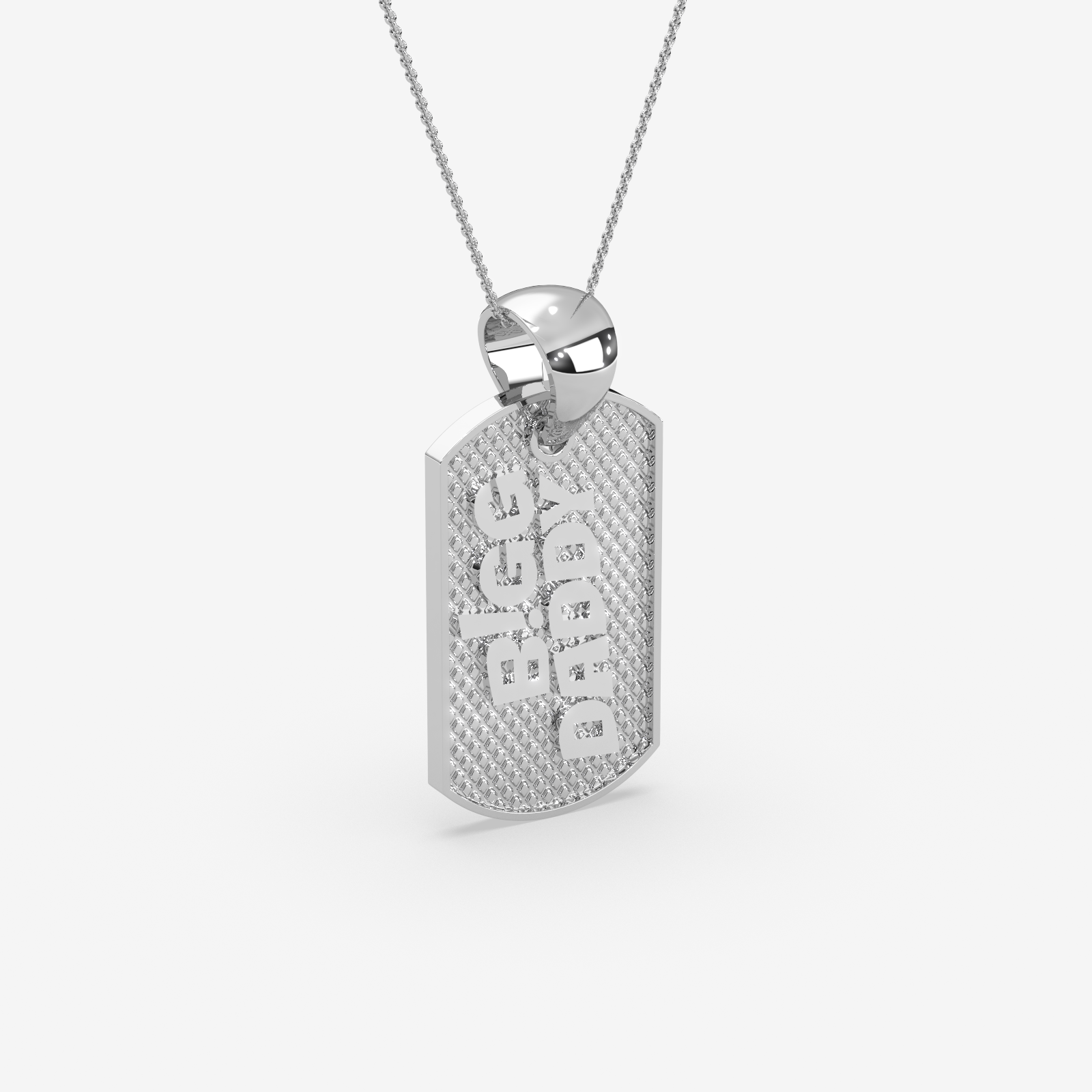 Bigg Daddy Gold Dog Tag Pendant | Personalized Men's Jewelry