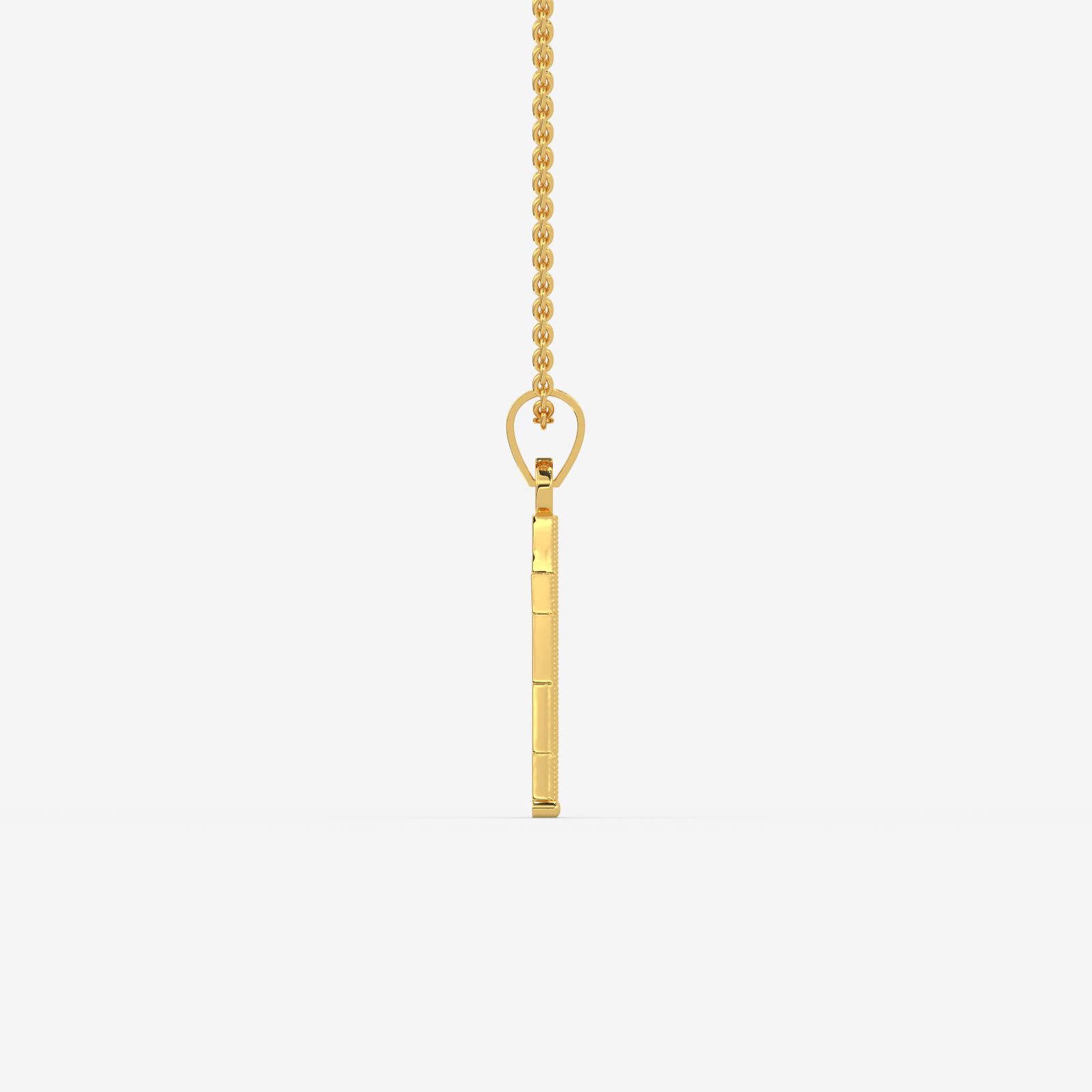 Burj Khalifa 18K Gold Pendant Necklace | Dubai Icon Jewelry