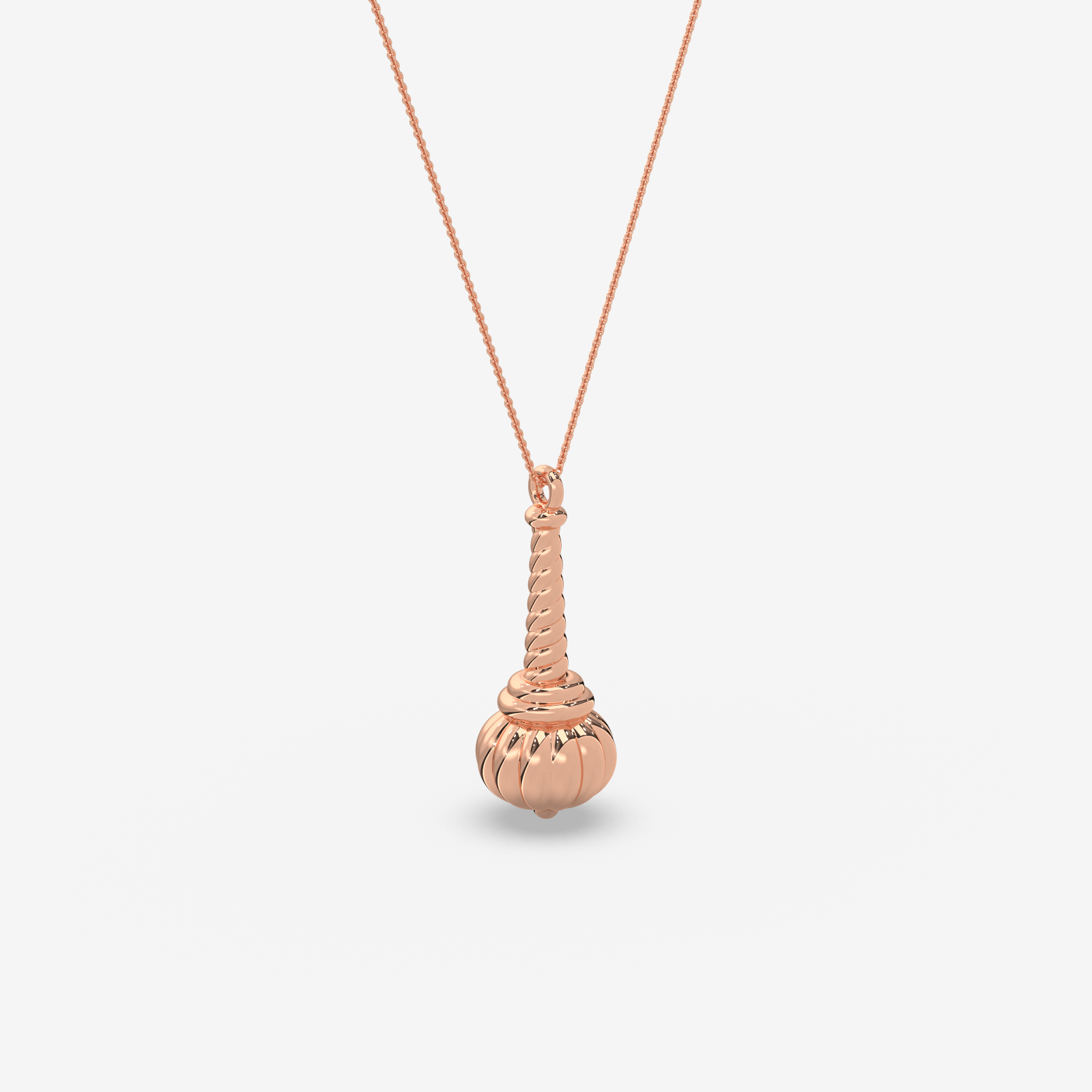 18K Gold Hanuman Gada Pendant | Symbol of Strength & Devotion