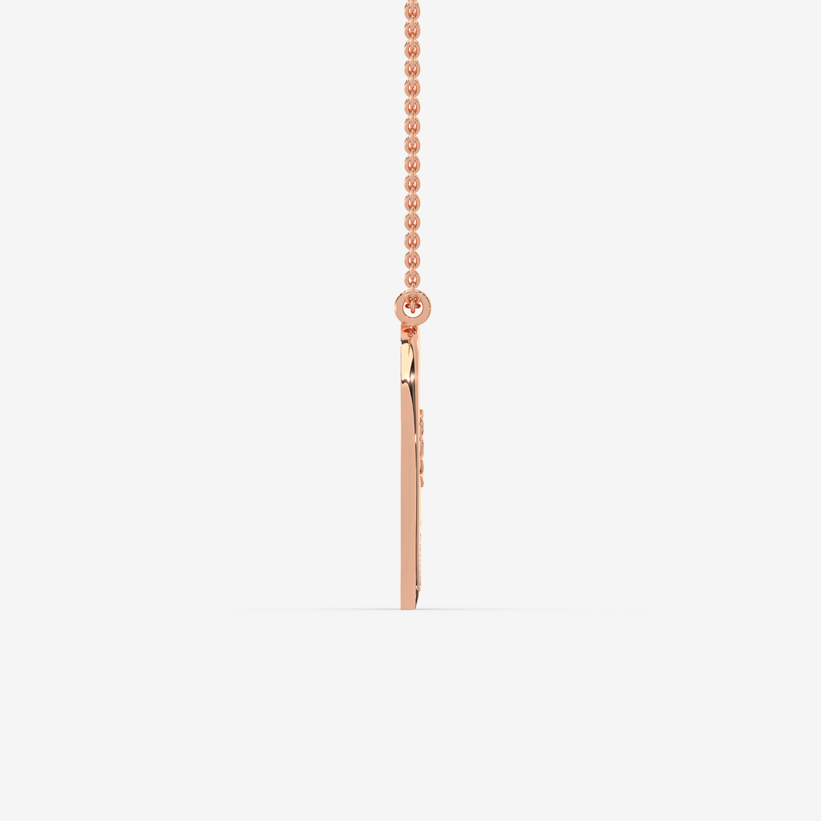 18K Gold Diamond Floral Heart Pendant | Elegant Daily Wear