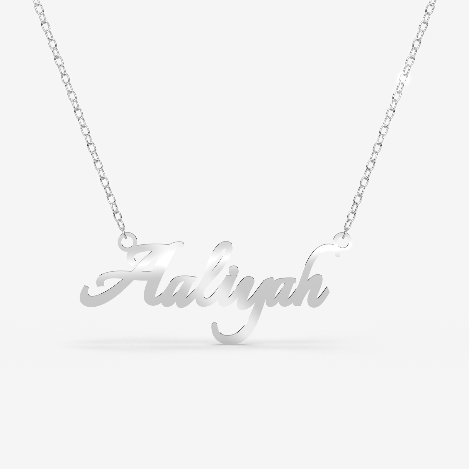 English Name Custom Gold Necklace – 18K Gold
