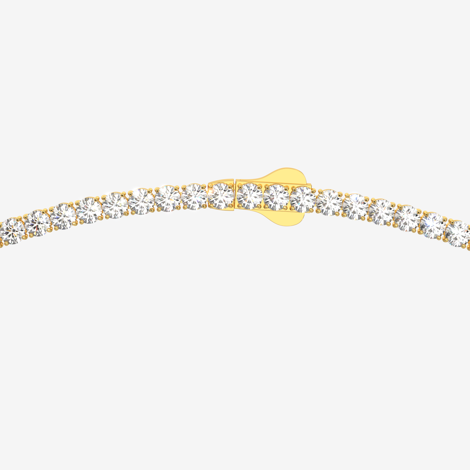 18K Gold Diamond Tennis Necklace