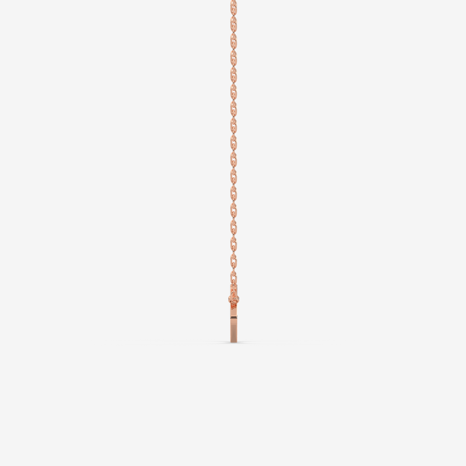 18K Gold Diamond Smile Necklace