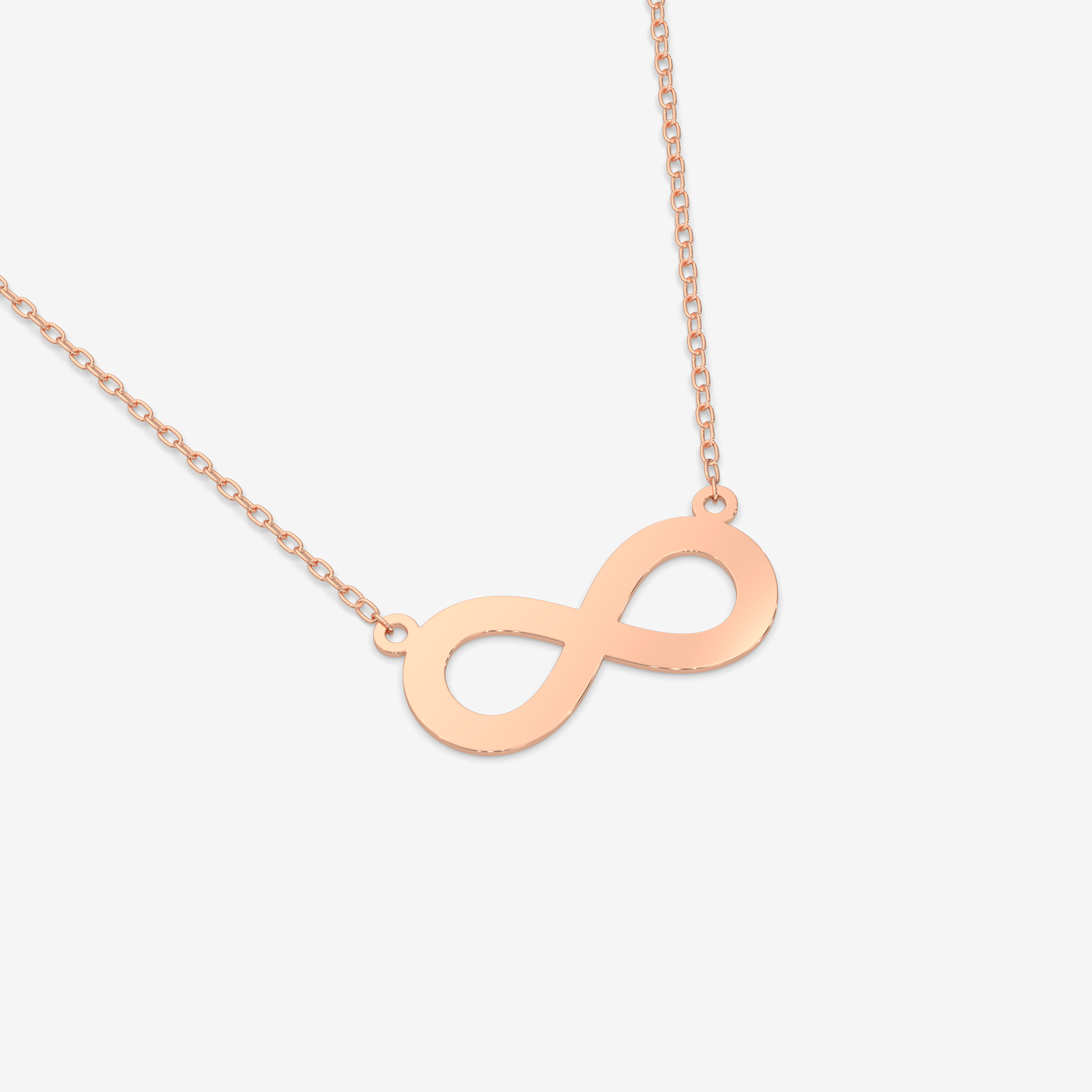 18K Gold Infinity Necklace - Dainty & Timeless Gold Infinity Pendant
