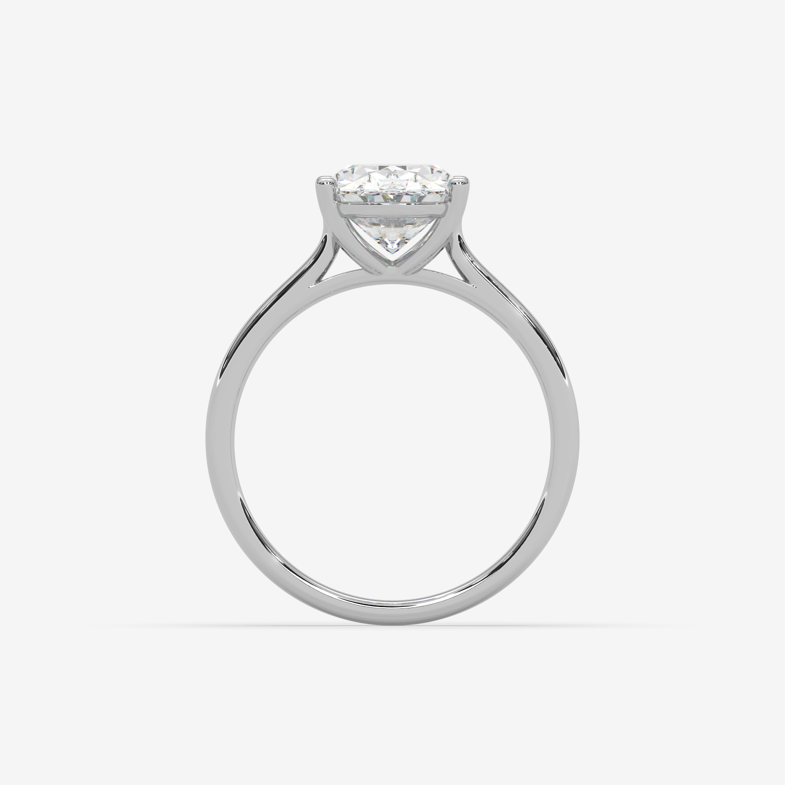 Solid Gold Oval Cut Solitaire Diamond Engagement Ring | Handcrafted Fine Jewellery