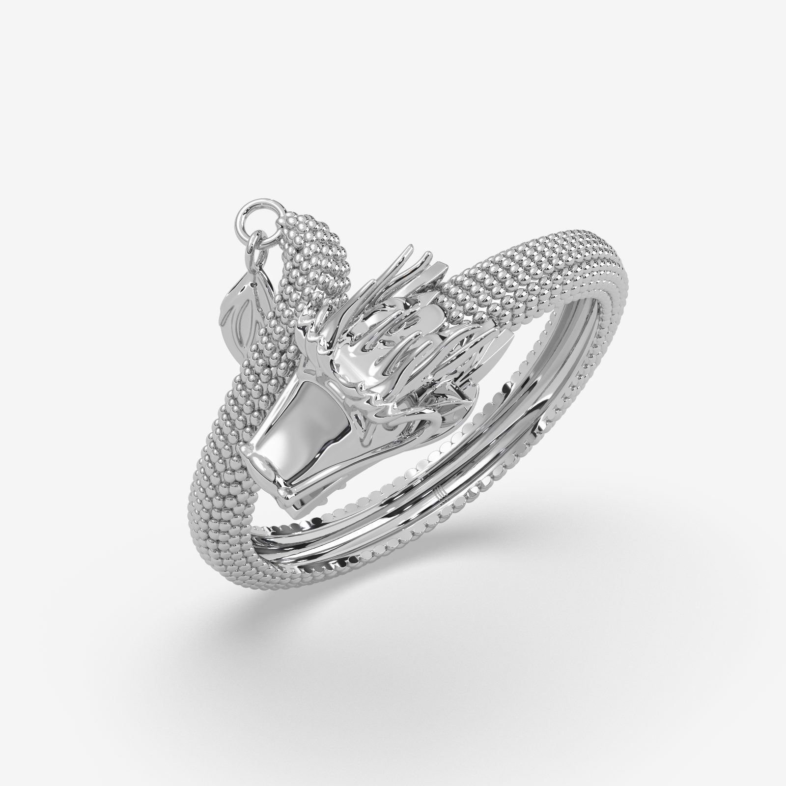 Elegant 18k Gold Dragon Ring for Women | Solid Gold Chinese Dragon Statement Jewelry