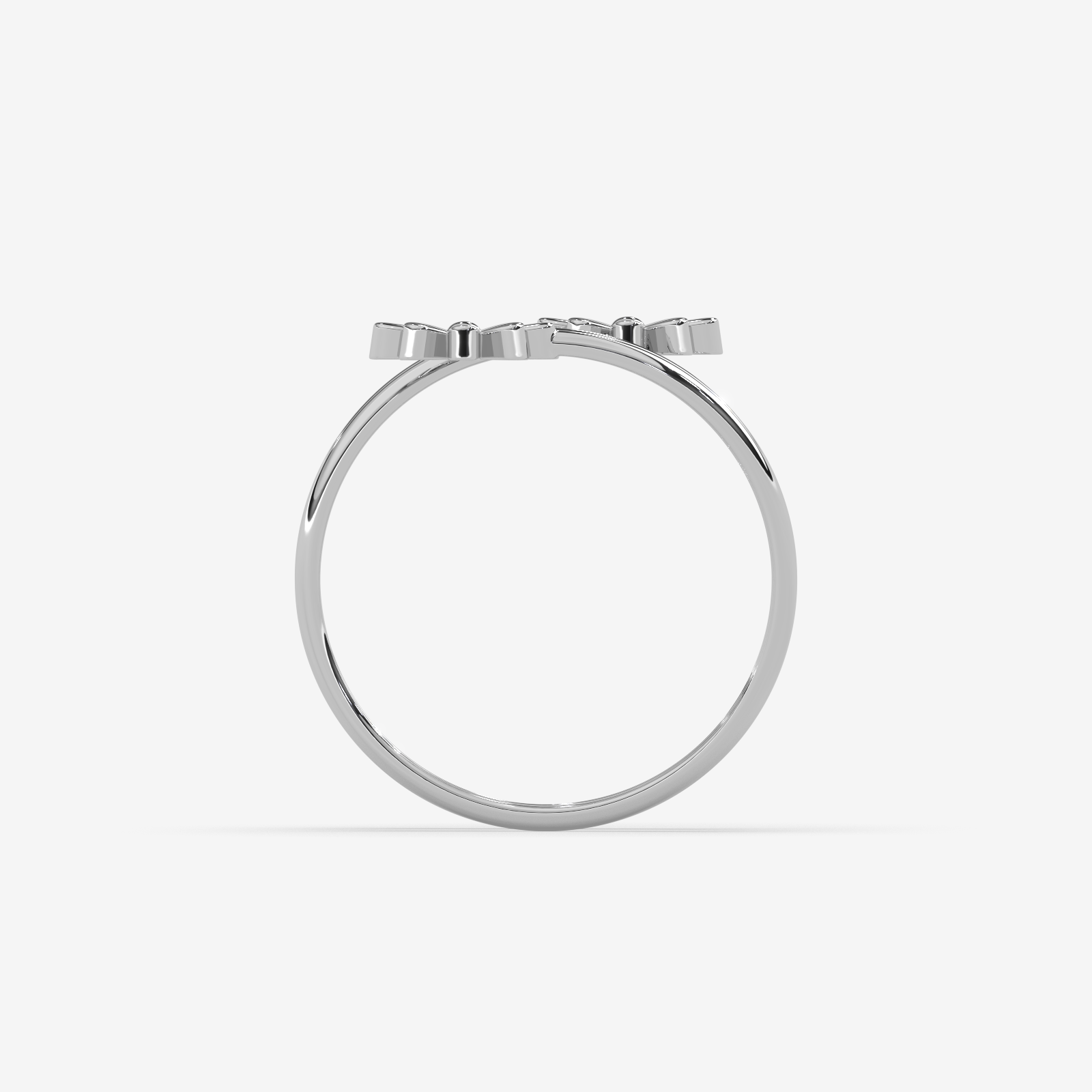 18K Gold Floral Spiral Ring | Double Daisy Wrap Design for Women