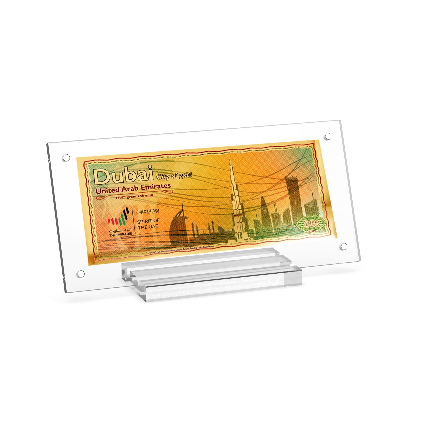 SPIRIT OF THE UAE | Limited Edition 24K Gold Dubai Souvenir